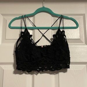 Free People Adella Lace Bralette size Medium